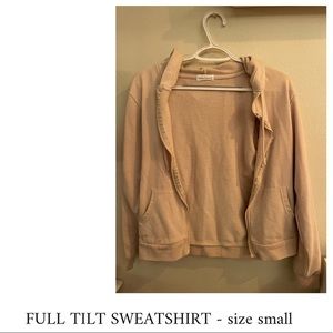 FULL TILT ZIPPER SWEATSHIRT // size small